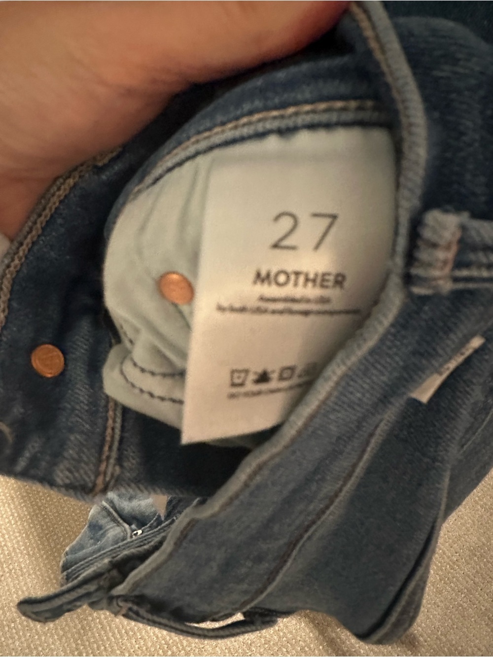 MOTHER The Tripper Ankle Jeans - Light Blue Wash - Picture 7 of 7